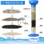 DIY學生用淨水器 濾水器 DIY Water Filter For Students with 4 level filtration