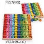 九九乘法口訣積木 Times Table Tray(1-10)