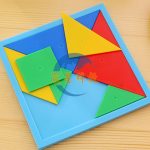 塑料彩色七巧板(中號) Plastic tangram 14cm