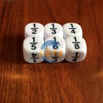 分數骰子（6粒）Fraction dice pack 6