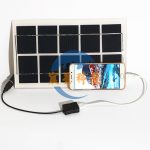 5V 1.2A太陽能電池板USB充電套裝