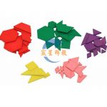 彩色幾何密鋪圖形板 Geometric Plastic Shapes set 50