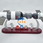 天宮二號對接神舟十一號載人飛船可動演示模型 1:55 Tiangong-2 Target Vehicle docking Shenzhou 11 manned spacecraft movable demonstration model 1:40