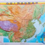 3D中國立體地形圖 大型 Physical map of China large size