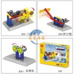 壓印機打靶機旋轉眼3合1積木套裝 3in1 Embossing machine Mechanical Engineering Building Blocks Compatible with Lego