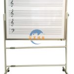 可移動支架式五線譜磁性白板90*120cm mobile whiteboard ruled with music staves