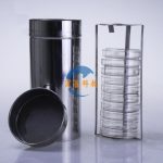 不銹鋼消毒桶滅菌桶 玻璃培養皿用 Stainless Steel Petri dishes Disinfection Barrel Sterilization Barrel