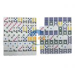 多米諾骨牌遊戲55張 Double 9 colour dot dominoes