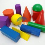 彩木幾何立體模型12件套 12pcs a set 3D Geometric model (coloured solid wood)