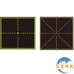 米/田字格黑板貼