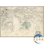1934年珠江三角洲掛圖 英