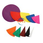 圓形分數板75片 10cm(1/24-1)