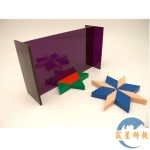 半透明對稱幾何鏡 10cm