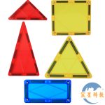實心磁力塊五形50片 Magnetic Tiles 5 Shapes