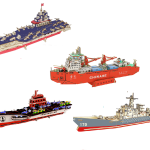 航母戰鬥軍艦木質拼裝