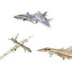 殲20戰鬥機拼裝模型