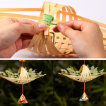 diy竹編小船香囊